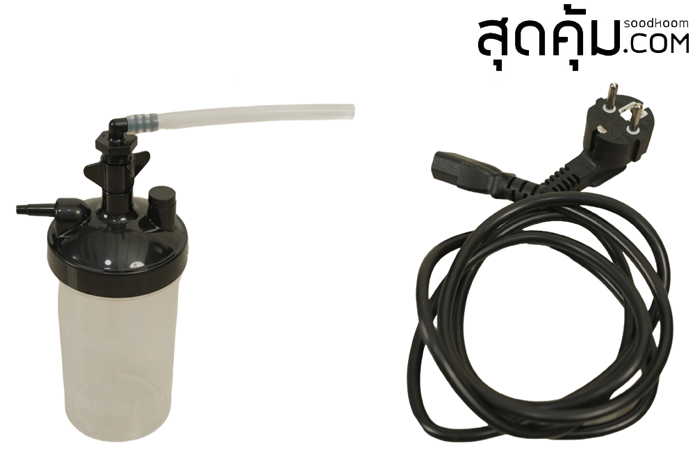 เครื่องผลิตออกซิเจน LONGFIAN รุ่น JAY-5BW ขนาด 5 ลิตร สามารถพ่นยาได้ กำลังไฟ 540 วัตต์ น้ำหนัก 22 กิโลกรัม